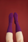 Chaussettes - Marie Basse Violet 1