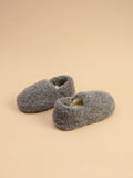 Chaussons bas - 100% laine de mouton Grey 1