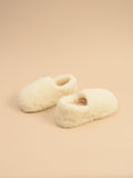 Chaussons bas - 100% laine de mouton Ivoire 1