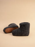 Chaussons hauts - 100% laine de mouton Anthracite 1