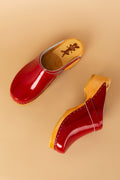 Sabots en Cuir Verni - Oxblod 1