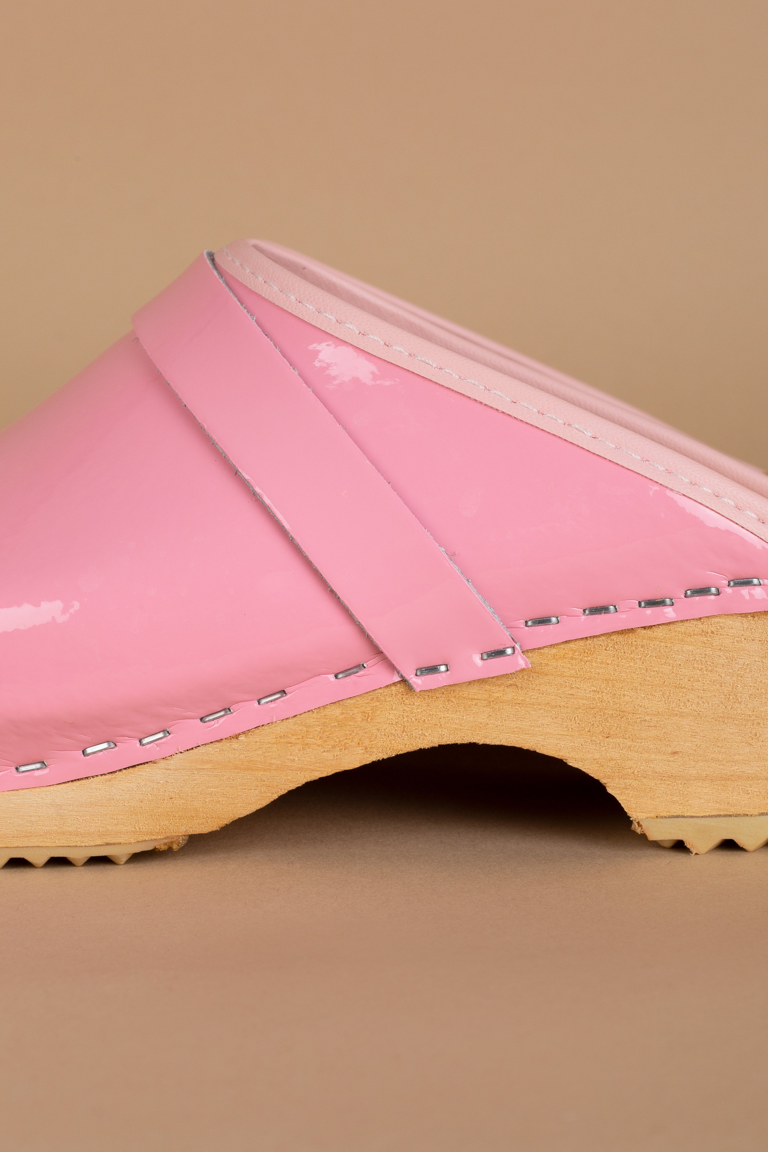 Sabots en Cuir Verni - Pink 5
