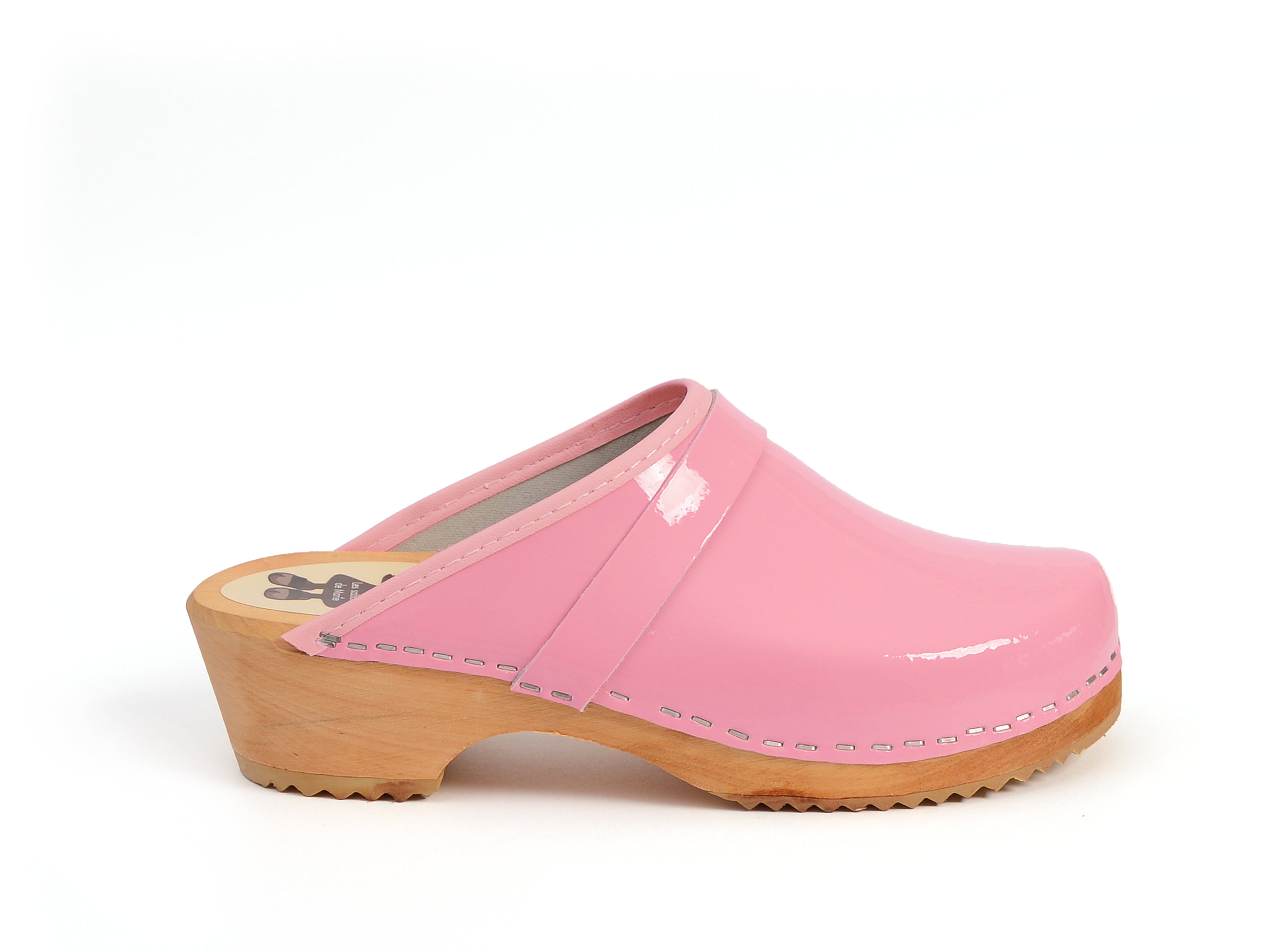 Sabots en Cuir Verni - Pink 6