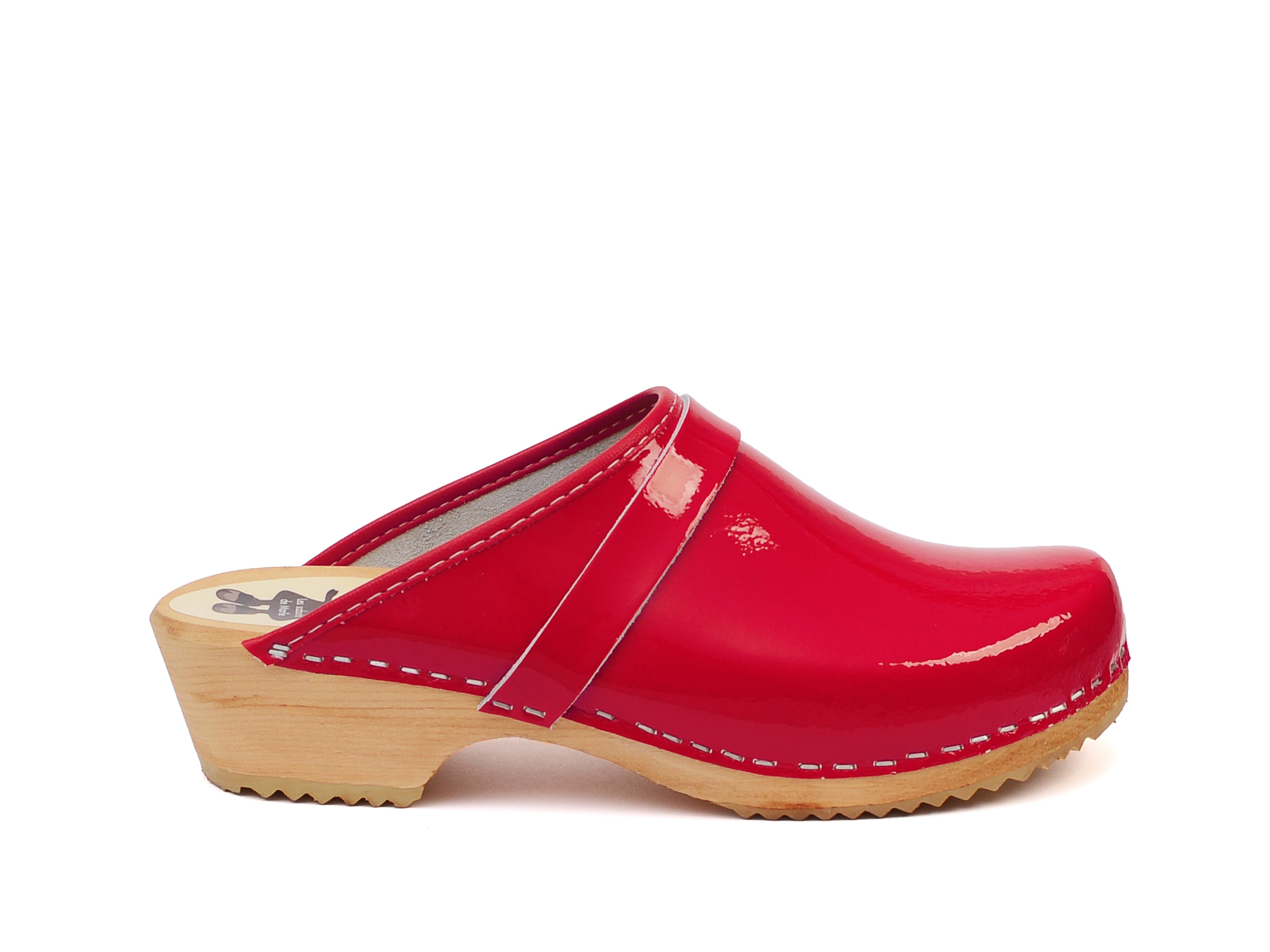 Sabots en Cuir Verni - Red 2