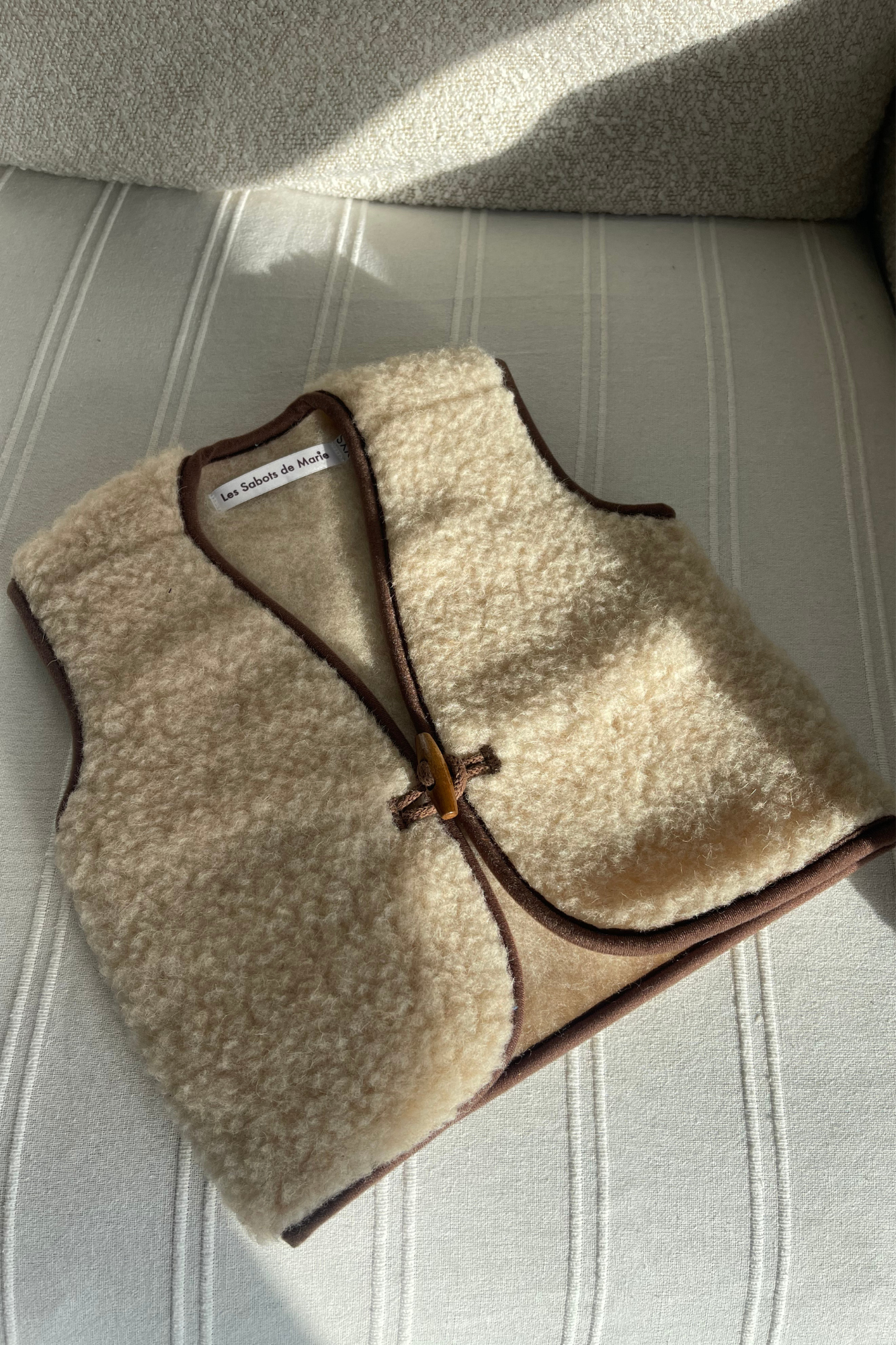 Gilet Bébé - Berger beige 1