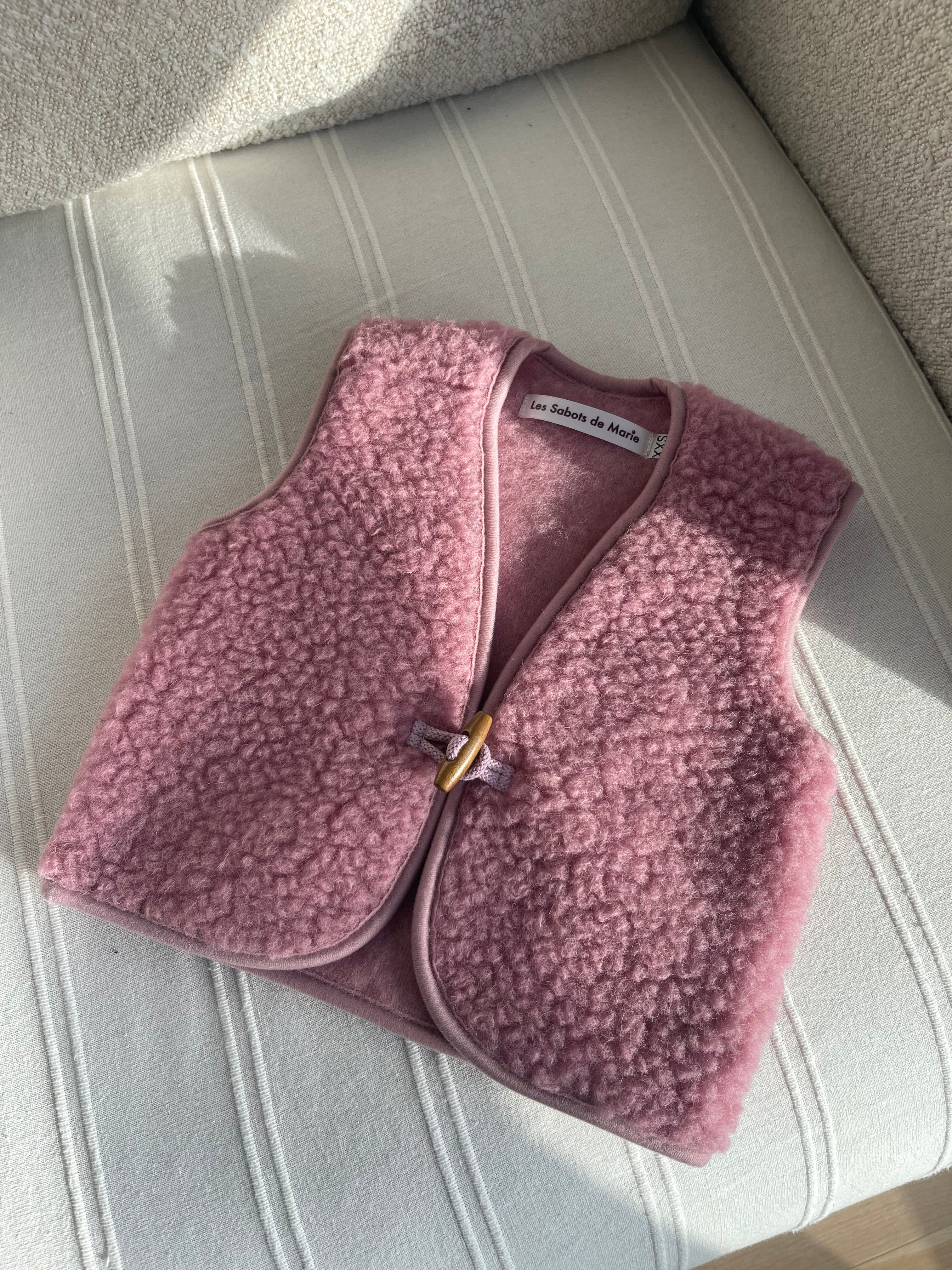 Gilet Bébé -  rose 1