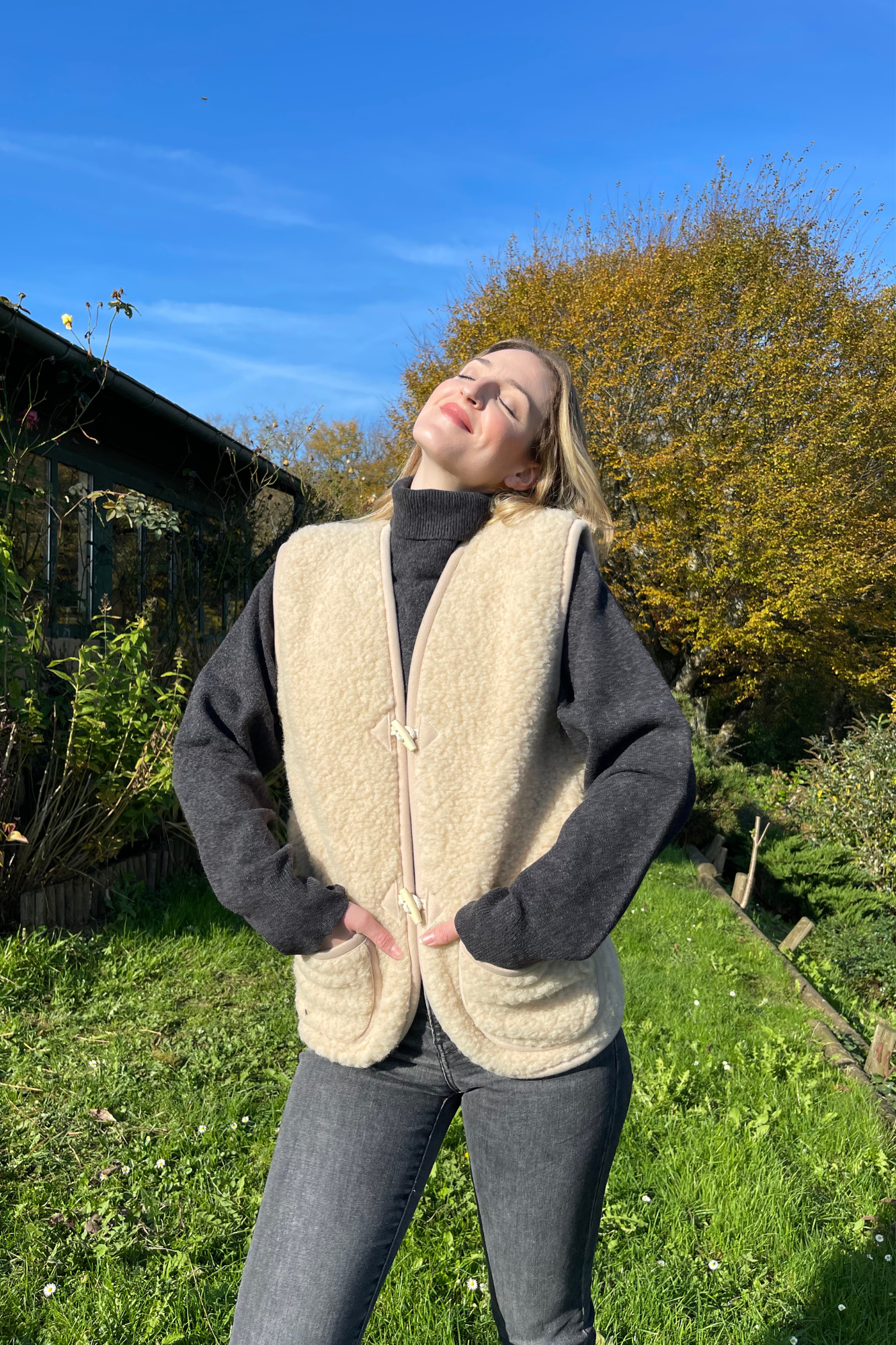 Gilet en Laine - Beige 1