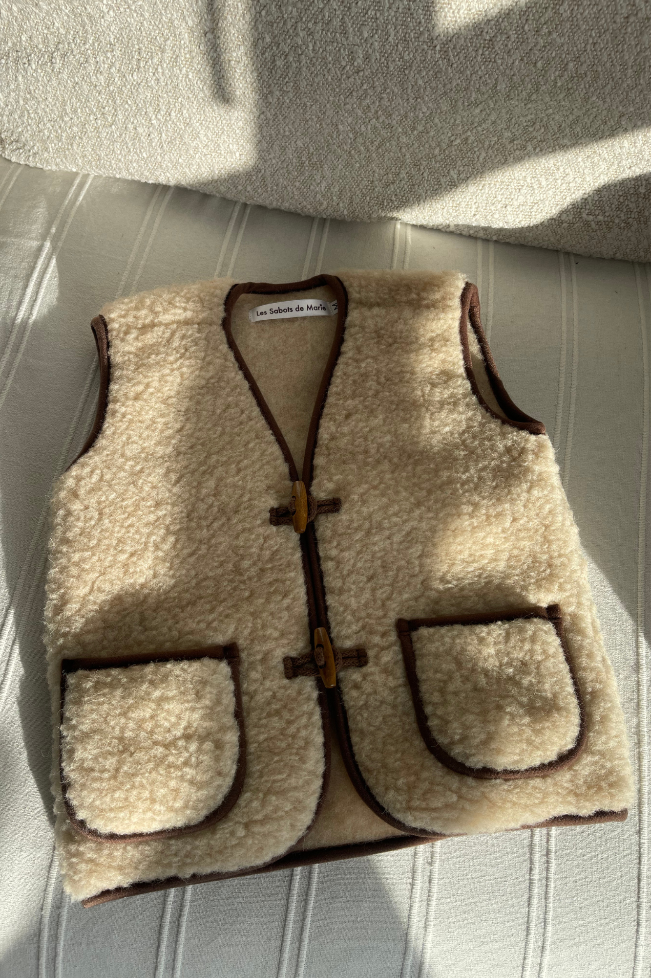 Gilet Enfants - Berger beige 1