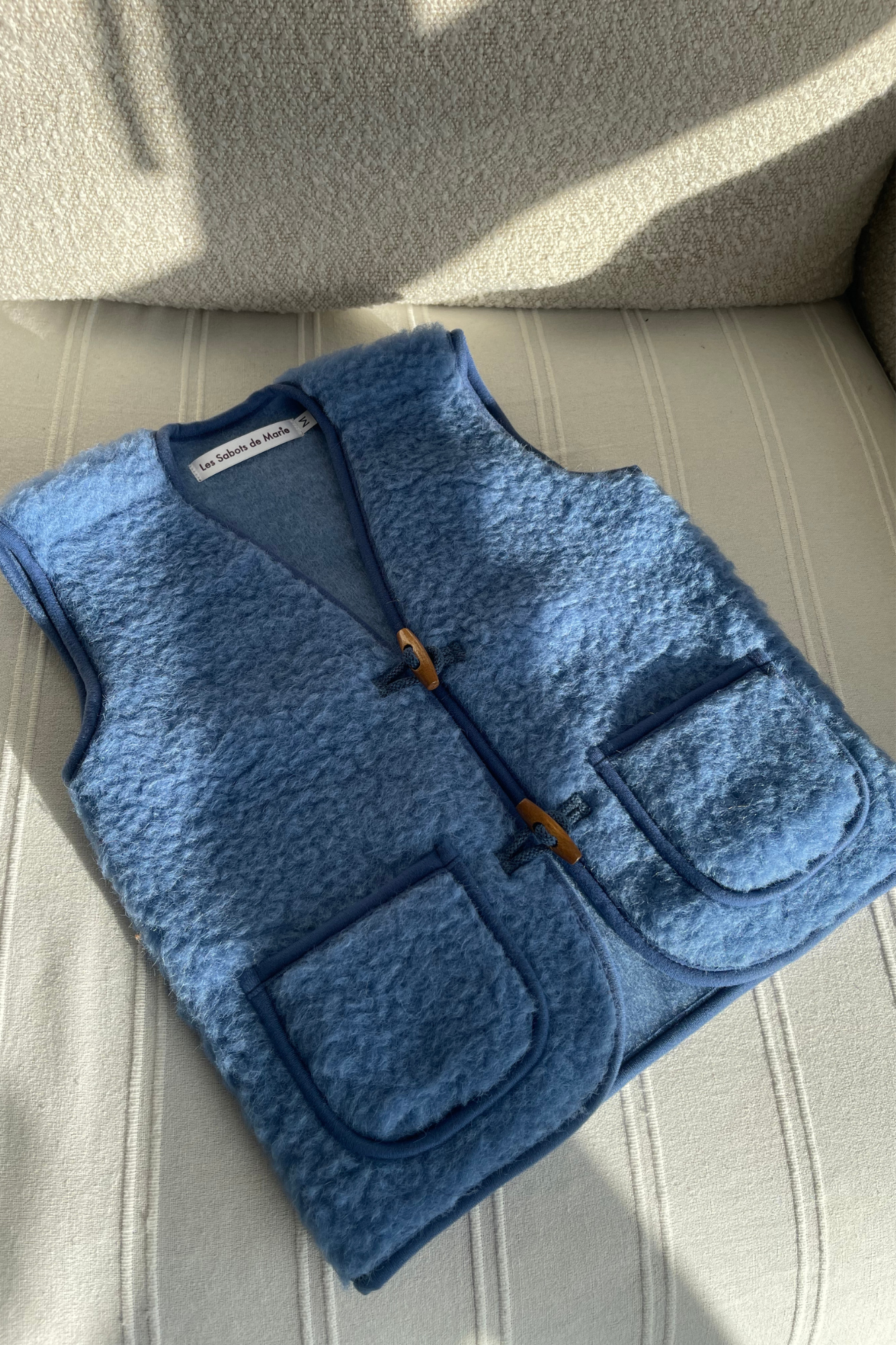 Gilet Enfants - Berger bleu doux 1