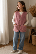 Gilet Enfants - rose 1