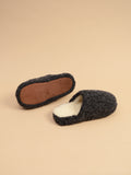 Mules - 100% laine de mouton Anthracite 1