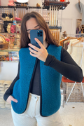 Veste en Laine - Bleu Suédois 1