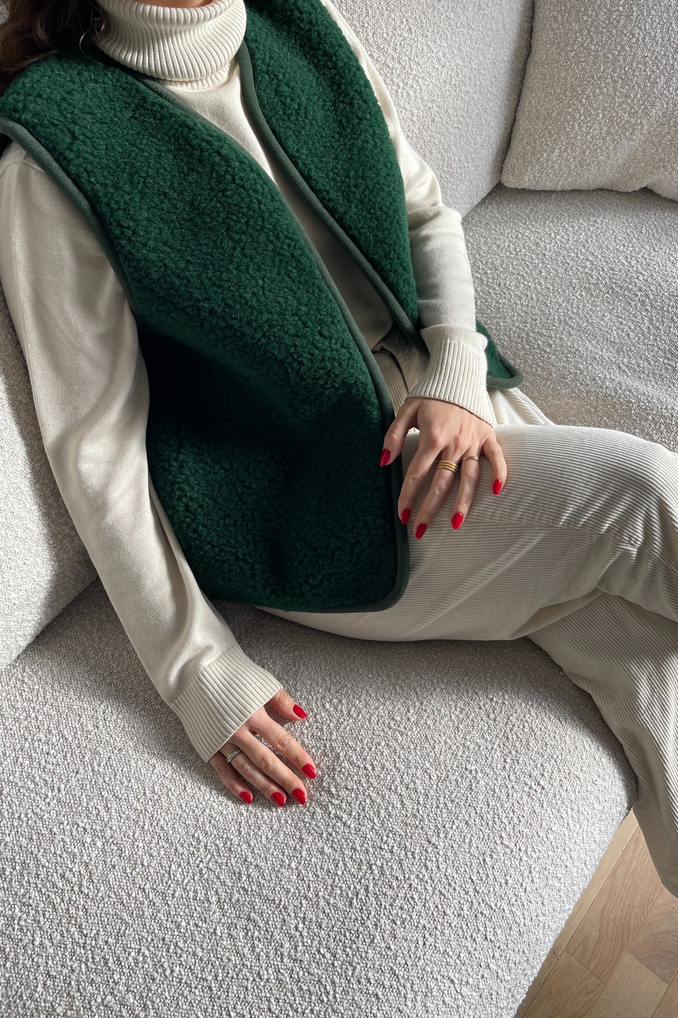 Veste en Laine - Vert 1